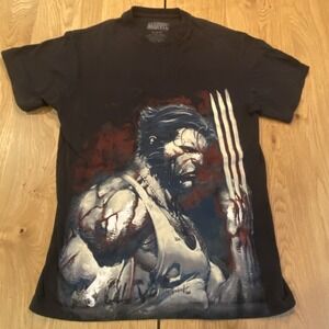 Vintage Y2K Wolverine Logan Marvel Mad Engine T-Shirt Marvel Comics Size M*